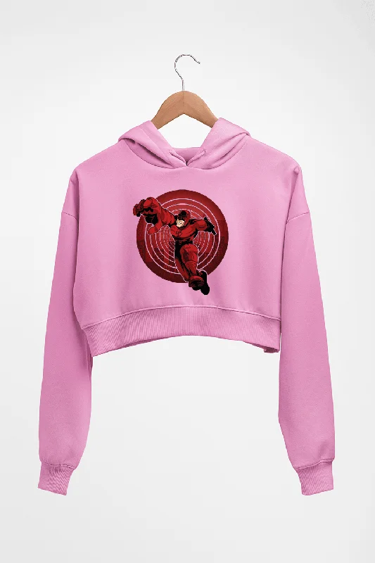 Super Sale stylish pullover hoodieDaredevil Crop HOODIE FOR WOMEN