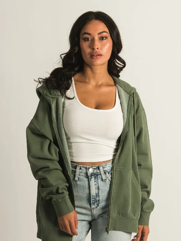 Deal of the Week HARLOW MARIAH OVERSIZED ZIP HOODIE - CLEARANCE