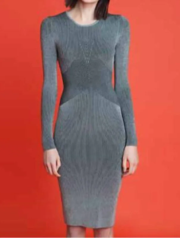 Amazing Deals elegant evening dressTorn Cheffie Midi Dress In Grey