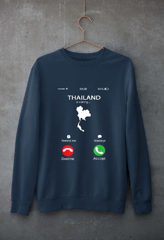 Act Now athletic style hoodieThailand Calling Unisex Sweatshirt for Men/Women