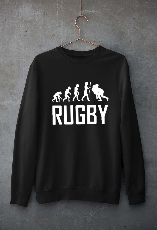 Deal Dash oversized sports sweatshirtRugby Evolution Unisex Sweatshirt for Men/Women