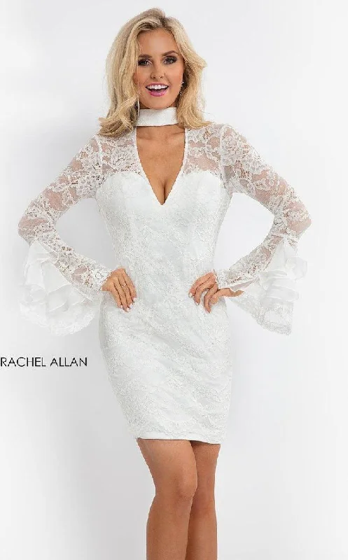 Price Smash sleek dressRachel Allan Short Homecoming Lace Dress L1193