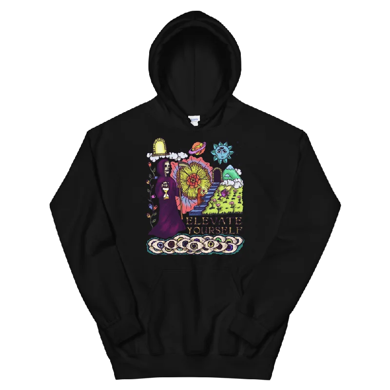 Mega Deal Elevate Yourself Graphic Hoodie