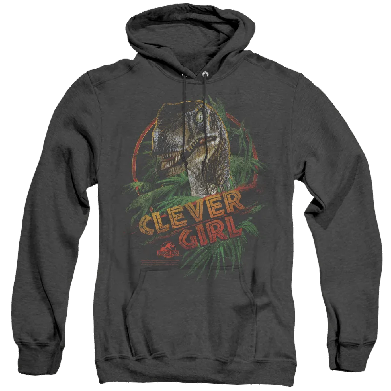 Exclusive Online Offer chic pullover hoodieJurassic Park Clever Girl - Heather Pullover Hoodie Exclusive Online Offer chic pullover hoodieJurassic Park Clever Girl - Heather Pullover Hoodie