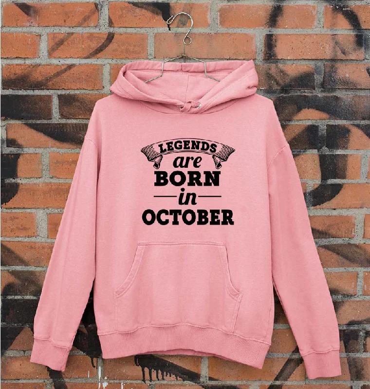 Instant Discount zip-up hoodieLegends are Born in October Unisex Hoodie for Men/Women