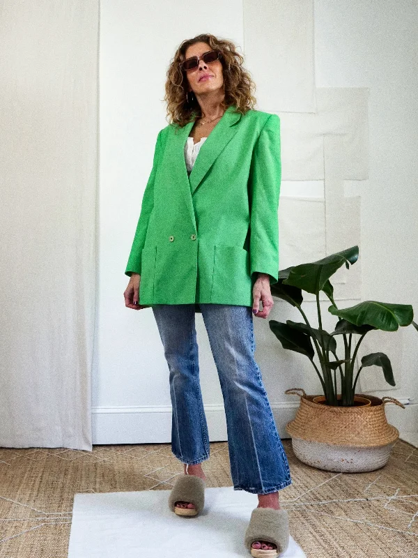 Lowest Price athletic jacketVintage Shamrock Boxy Blazer Jacket