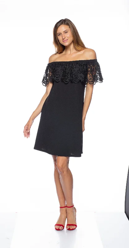 The Best Prices evening dressMarina  Short Lace Off Shoulder Dress