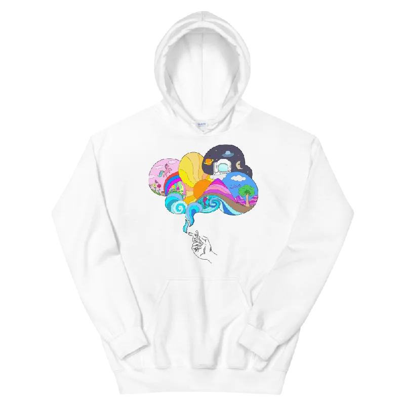 Year-End Clearance Smoke Land Graphic Hoodie