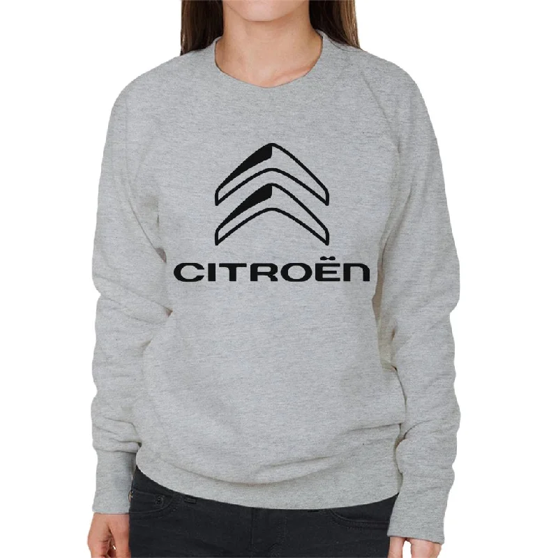 Act Fast stylish training hoodieCitroën 2016 Black Logo Women's Sweatshirt