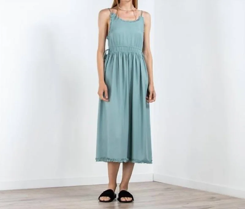 Exclusive Preview elegant maxi dressSummer Midi Dress In Sea Green