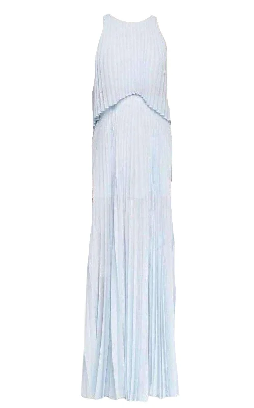 Limited Time Offer wrap dressShaina Sleeveless Pleated Midi Dress
