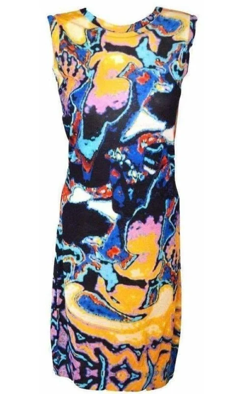 Limited Time Discount long sleeve dressAll Over Brain Sleeveless Silk Knit Dress
