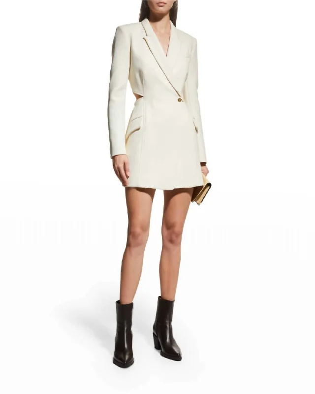 Deal of the Week shift dressJayda Wrap Blazer Dress In Nougat