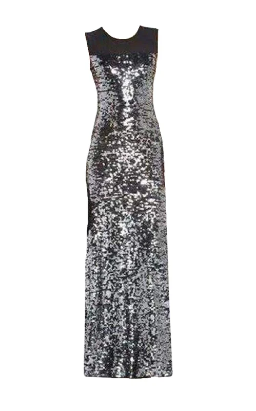 Grand Opening Sale pleated dressSequinned Evening Dress