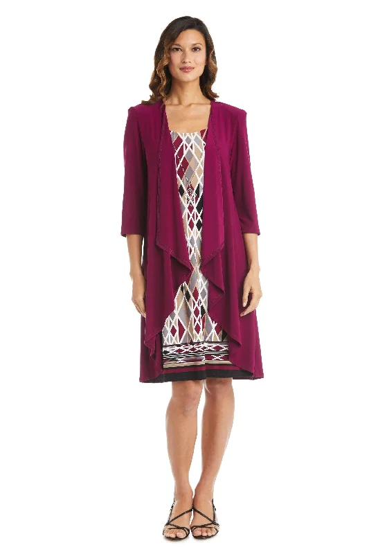 Value Deals romantic dressR&M Richards 7987 Short Mother Of The Bride Dress