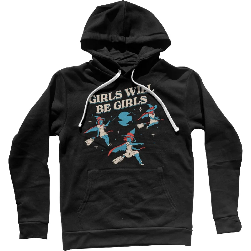 Bargain Bin Girls Will Be Girls Witch Unisex Hoodie