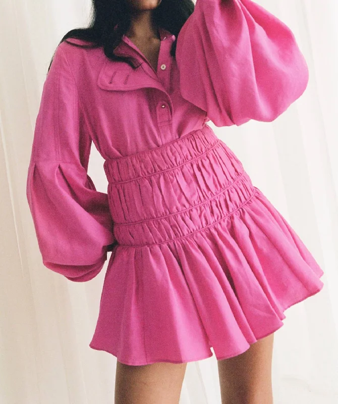 Extra Savings layered dressWheatland Shirt In Pink