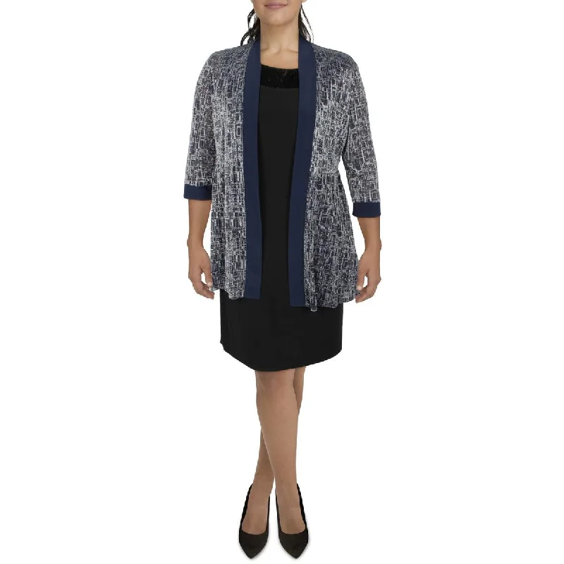 Price Smash functional puffer jacketWomens Knit Metallic Duster Blazer