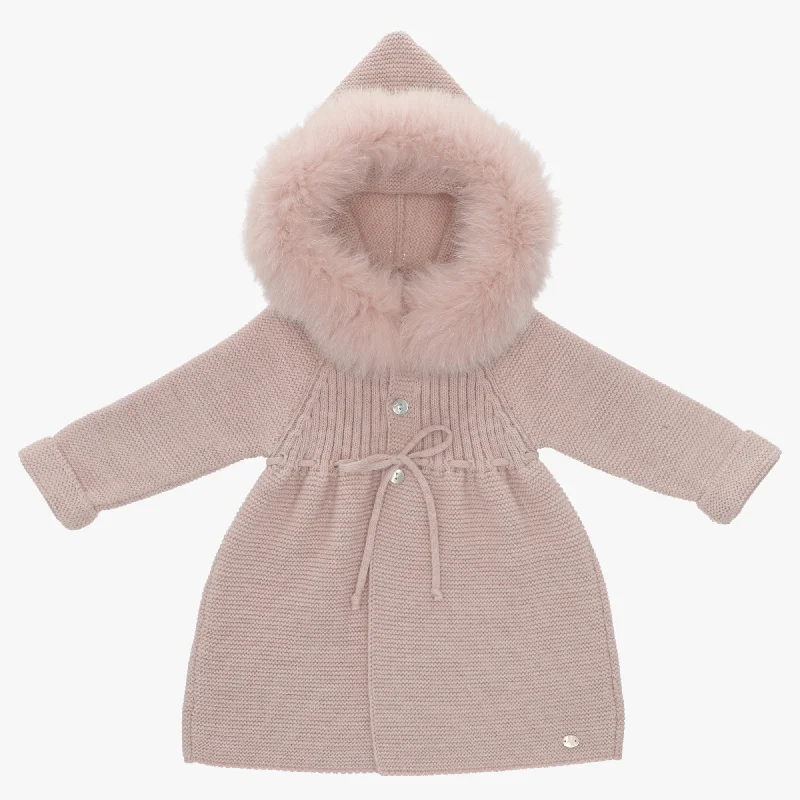 The Best Prices casual slip dressMartin Aranda Pink Sweater Coat