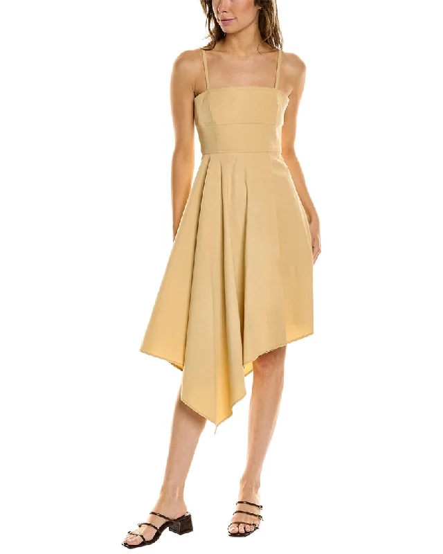 Mega Deal denim dressA.L.C. Verona Linen-Blend Dress