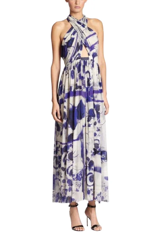 Price Cut vintage dressCross Halter Tulle Dress