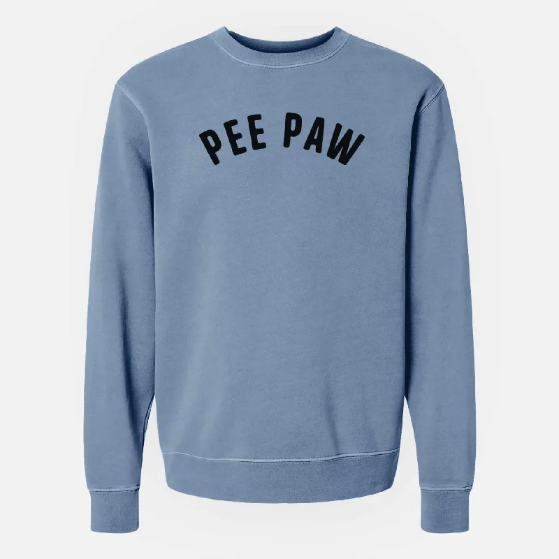 Bargain Prices retro sports hoodiePee Paw - Articulate Collection - Unisex Pigment Dyed Crew Sweatshirt Bargain Prices retro sports hoodiePee Paw - Articulate Collection - Unisex Pigment Dyed Crew Sweatshirt