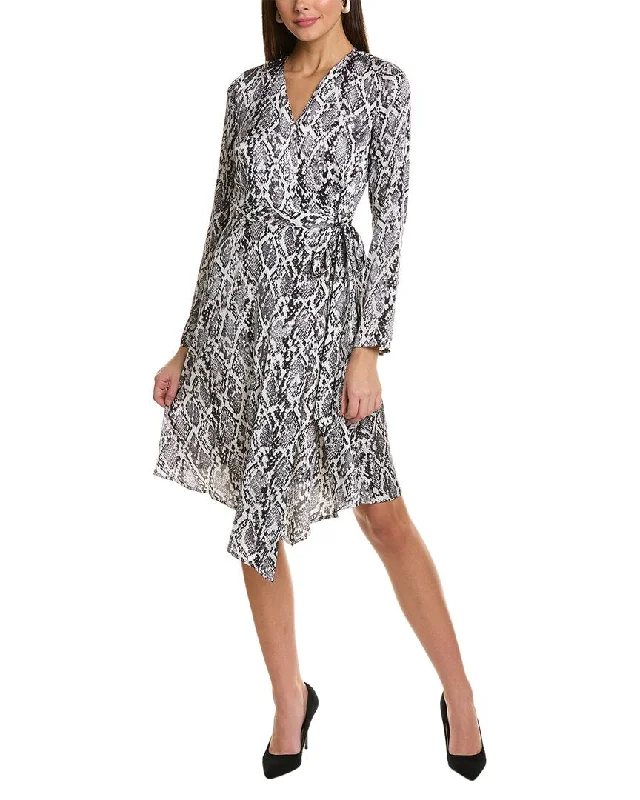 Deal Zone casual summer dressDonna Karan Printed Wrap Dress