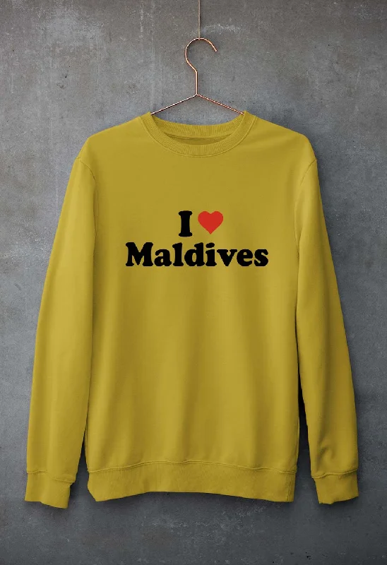 Huge Discounts athletic streetwear sweatshirtI Love Maldives Unisex Sweatshirt for Men/Women Huge Discounts athletic streetwear sweatshirtI Love Maldives Unisex Sweatshirt for Men/Women