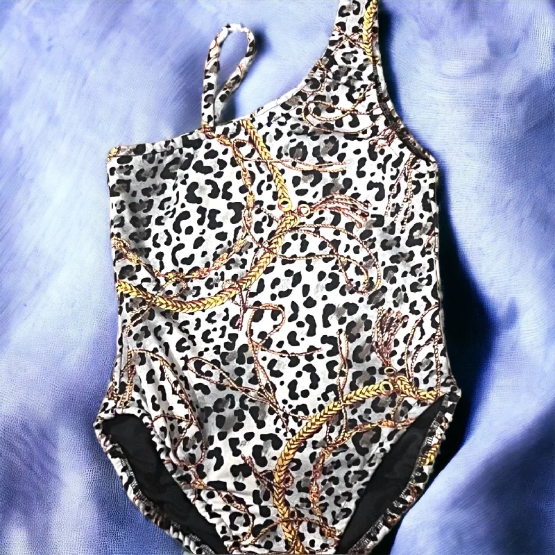 Mega Deal form-fitting dressLeopard Chain One Piece Suit