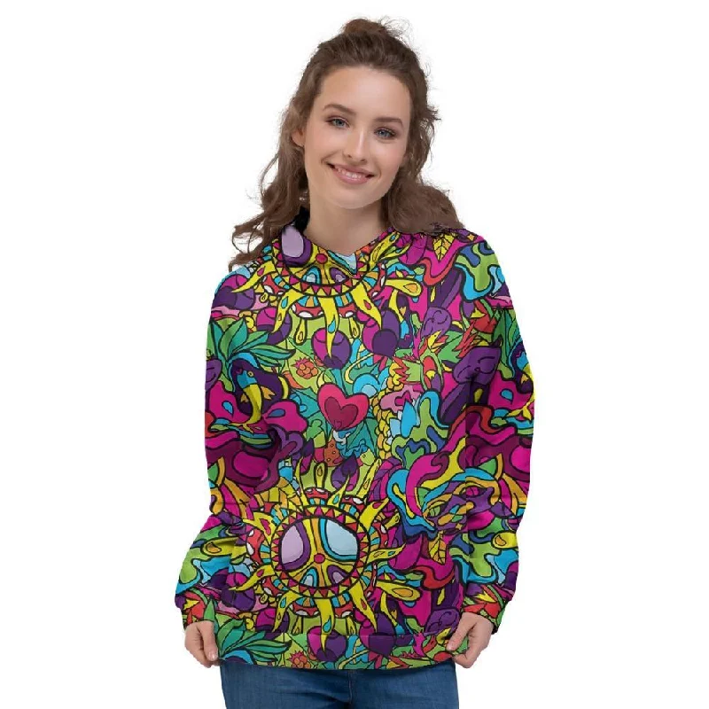 Bargain Bin Psychedelic Women's Hoodie