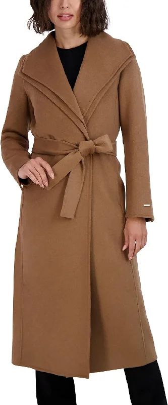 Loyalty Reward casual windbreaker jacketTAHARI Women's Maxi Double Face Wool Blend Wrap Coat, Camel