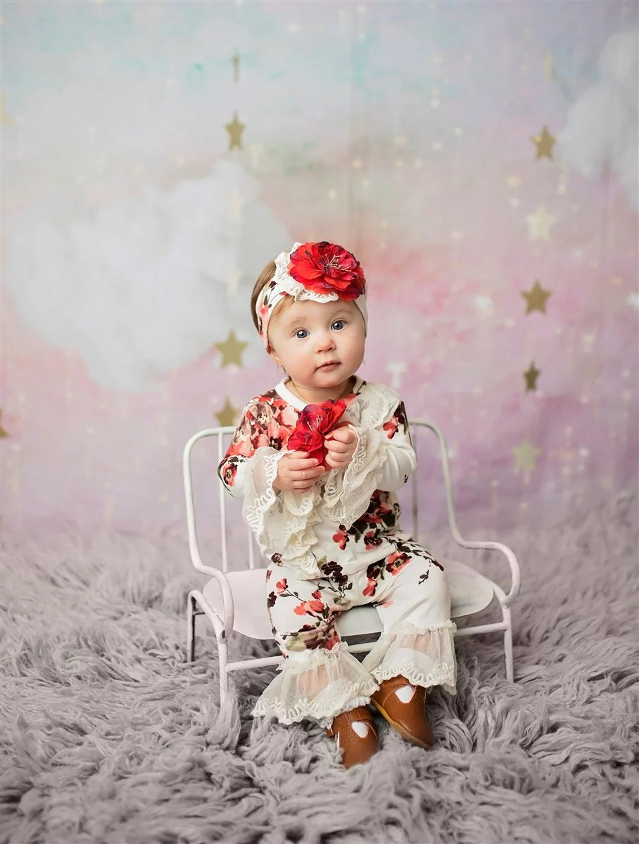 Final Markdown flowy evening dressHaute Baby Antique Charm Criss Cross Set