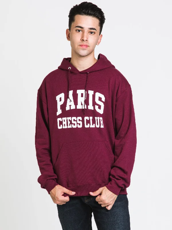 Price Slash HOTLINE APPAREL PARIS CHESS CLUB SCREEN HOODIE - CLEARANCE