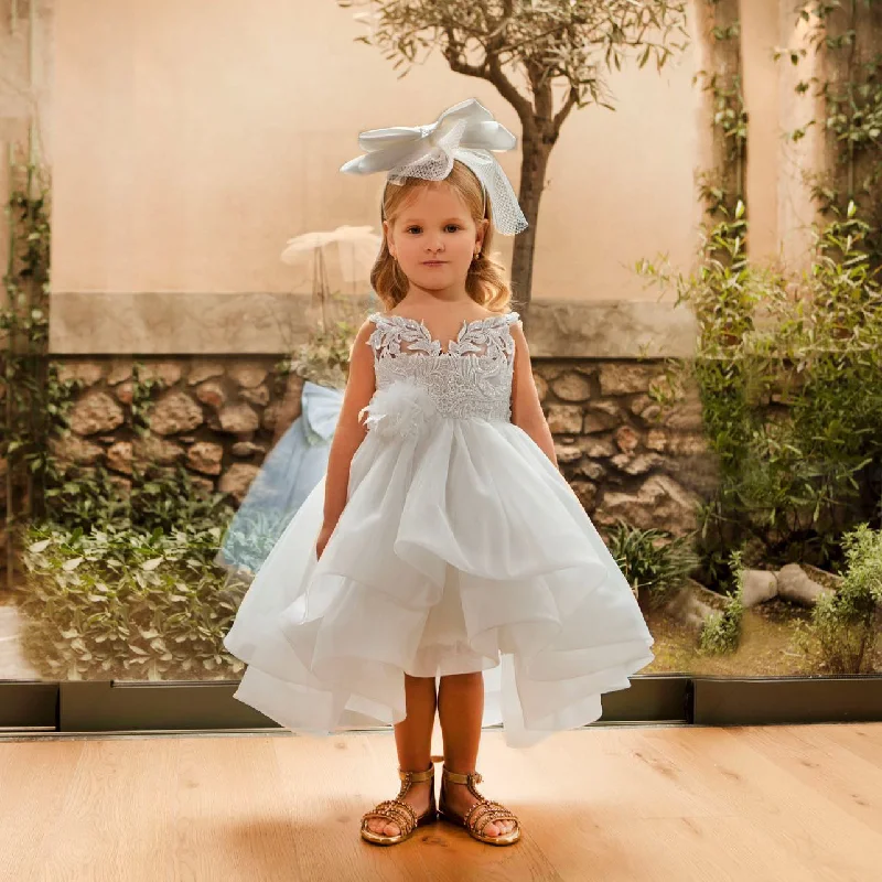 Must-Have Deals backless dressDolce Bambini Ivory Dress