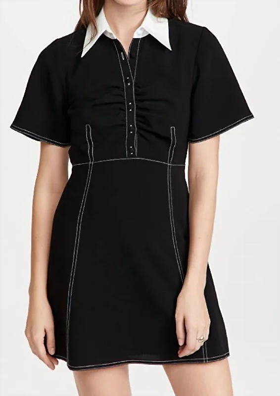 Bargain Prices bohemian dressAileen Dress In Black/ivory