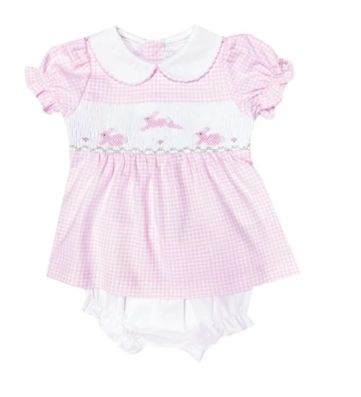 Sale Event lace dressPink Easter Bunny Smocked Dress