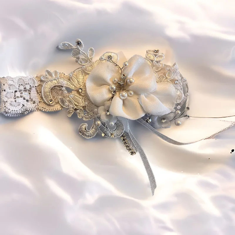 Special Savings structured dressFlower Christening Headband