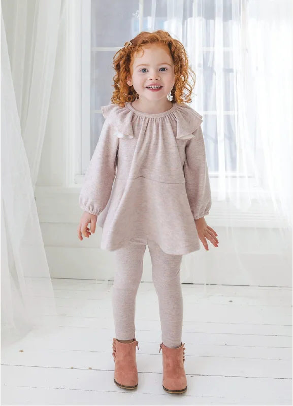 Instant Savings denim dressSweet Heather Knit Set