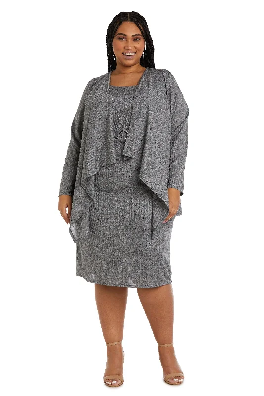 Best Bargains t-shirt dressR&M Richards 9516W Plus Size Short Jacket Dress