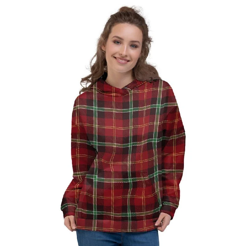 Value Deals Royal Stewart Red Plaid Tartan Women's Hoodie