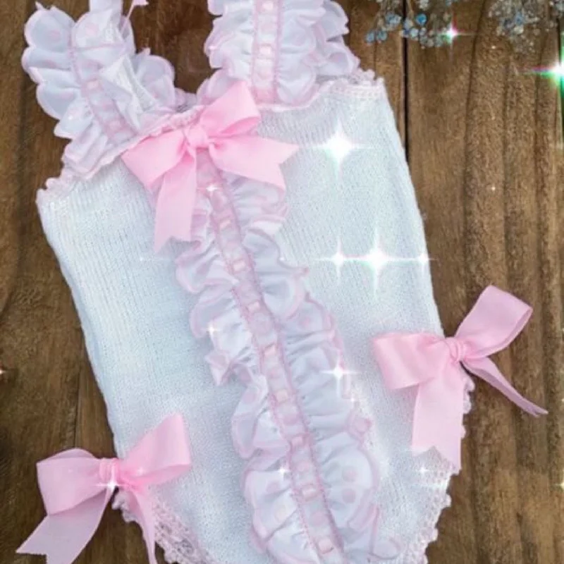 Major Savings chic dressPink and White Jumper