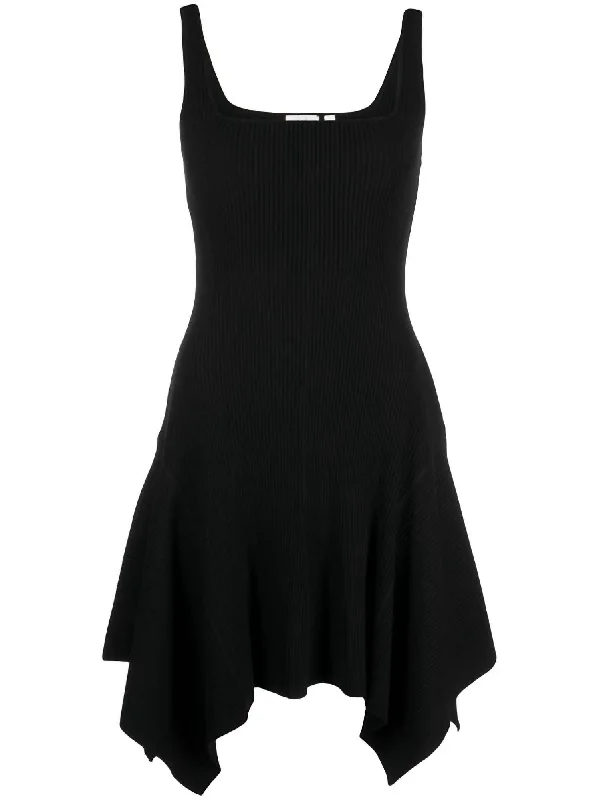 Exclusive Online Offer satin dressDalia Knit Mini Dress In Black