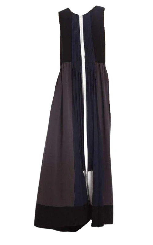 Deal Zone pleated maxi dressIzabela Color-blocking Gown