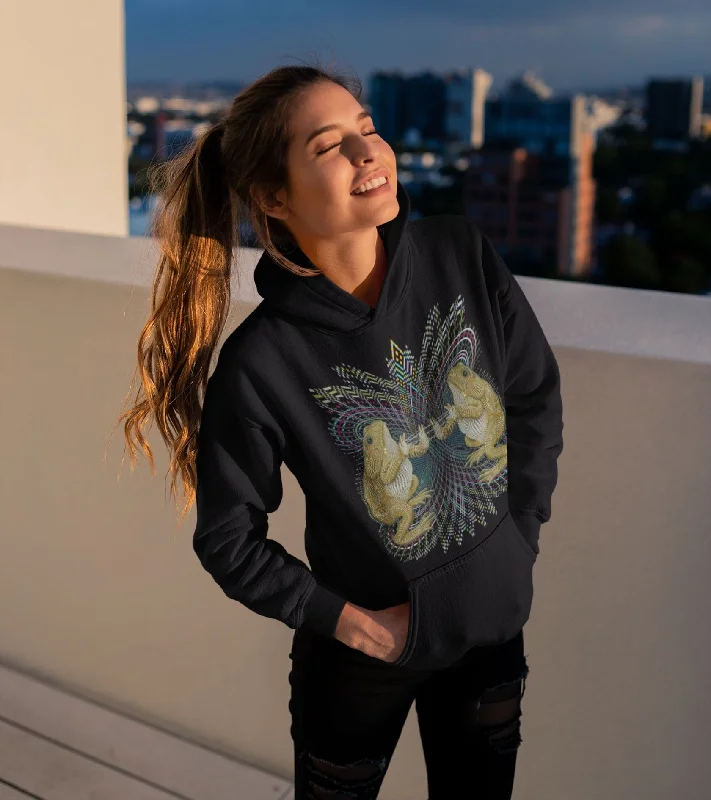 Special Discount Bufo Alvarius Unisex Hoodie - Made to order - Choice of Colours