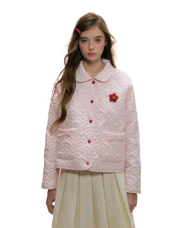 Final Clearance vintage jacketDouble-Sided Wear Quilted Layered Cotton Jacket