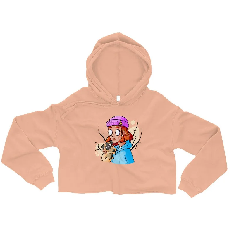 Shop and Save ZOMBIE MOOD 2 Women's Crop Hoodie