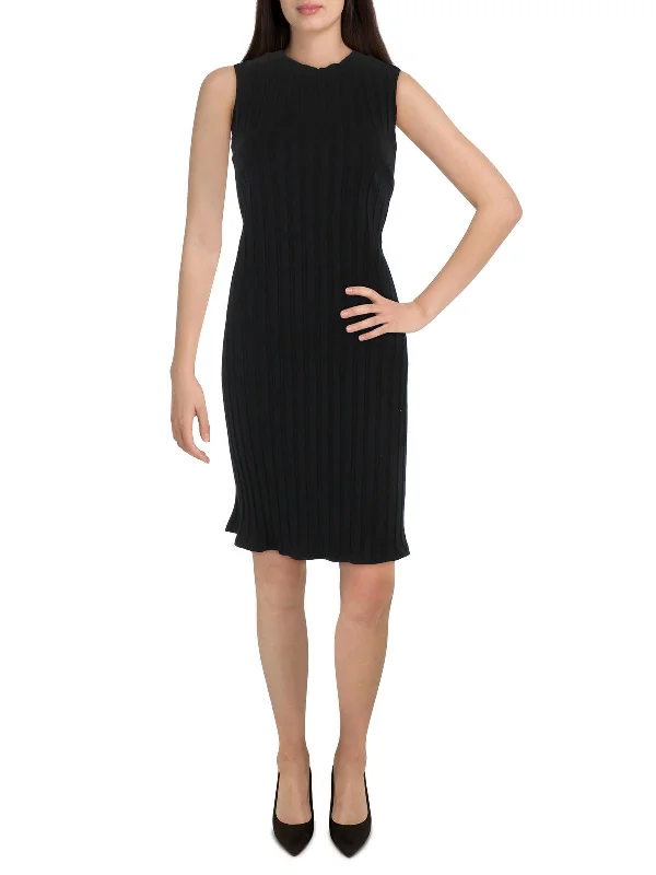 Limited Availability mini dressWomens Tencel Mock Neck Sweaterdress