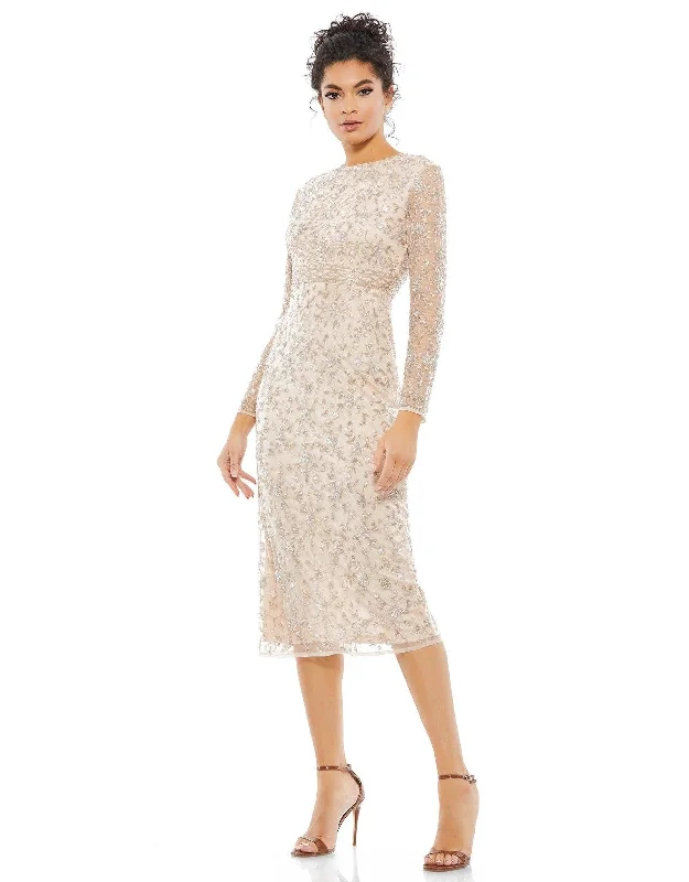 Price Fest cocktail party dressMac Duggal 10812 Long Sleeve Cocktail Dress