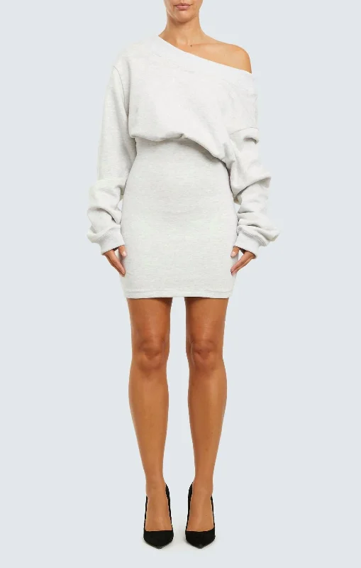 Midnight Madness satin dressRachelle Mini Dress In Ivory
