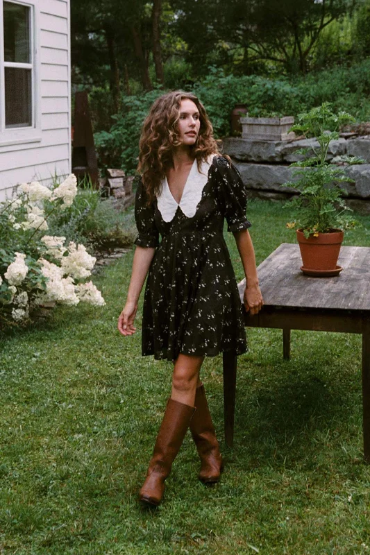 Blowout Sale wrap dressThe Mischa Dress | Noir Dancing Chamomile
